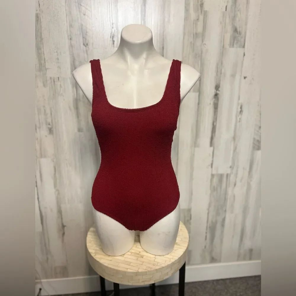 Red swimsuit